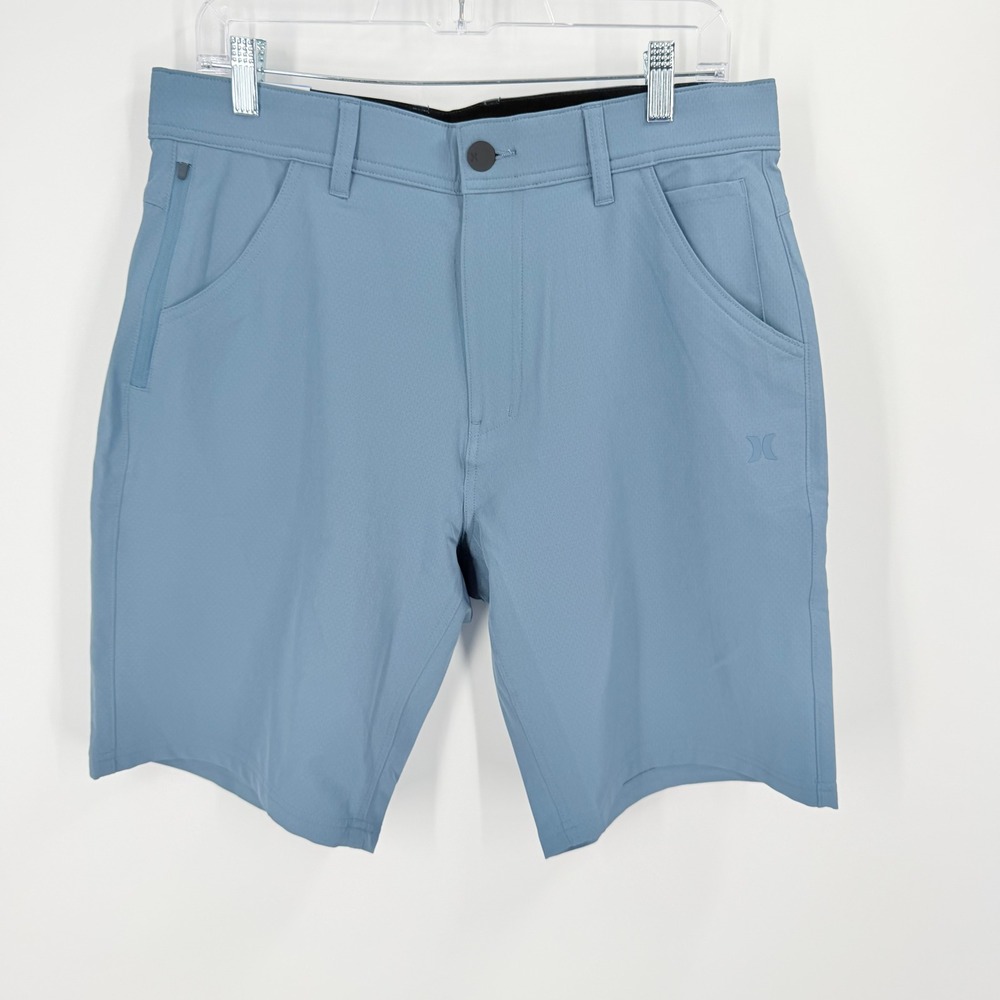 Hurley Trek Hybrid Short Mens 32 Blue Water Repellent Stretch